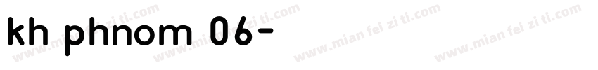 kh phnom 06字体转换